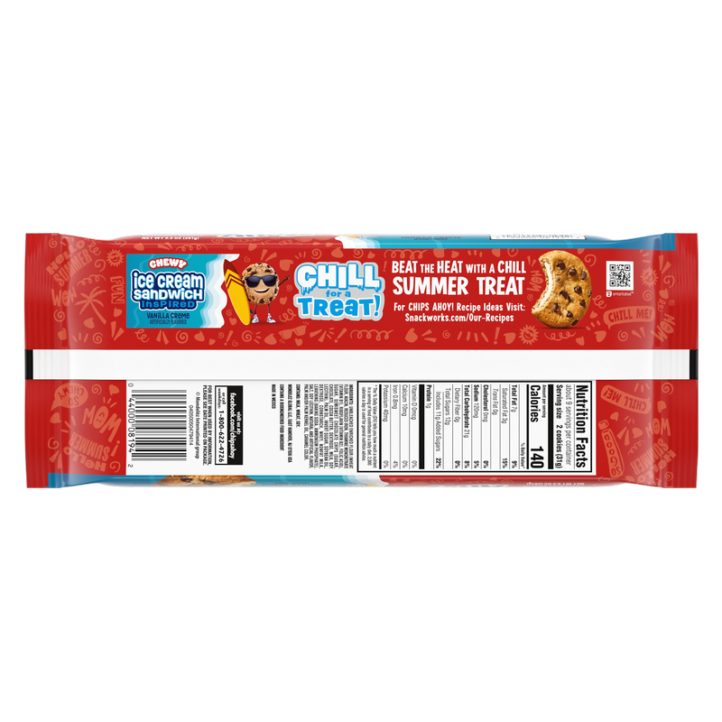 CHIPS AHOY! Chewy Ice Cream Sandwhich, 9.9oz