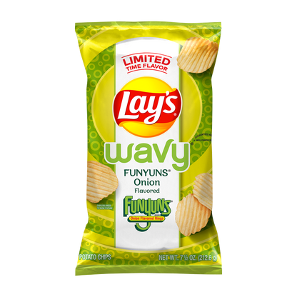 Lay's Wavy Funyuns Onion Flavor Swap 7.5oz