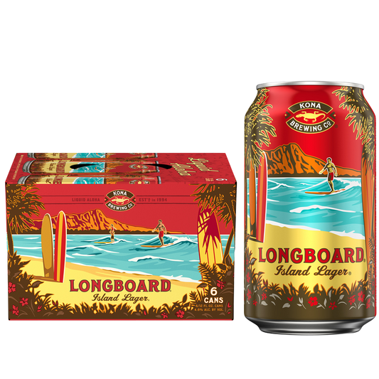 Kona Longboard Island Lager 6pk 12oz Can