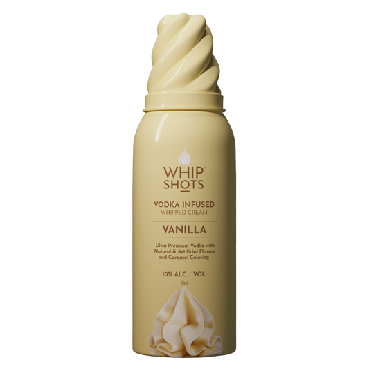 Whipshots Vanilla Vodka Infused Whipped Cream 50ml 10% ABV