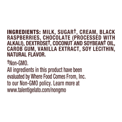 Talenti Black Raspberry Chocolate Chip Gelato Pint