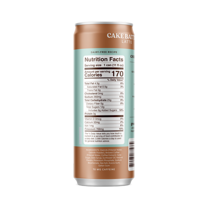 Chamberlain Coffee Oatmilk Cake Batter Latte 11oz Can
