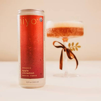 Hiyo Apple Cinnamon 4pk 12oz Can