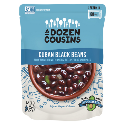 A Dozen Cousins Cuban Black Beans 10oz