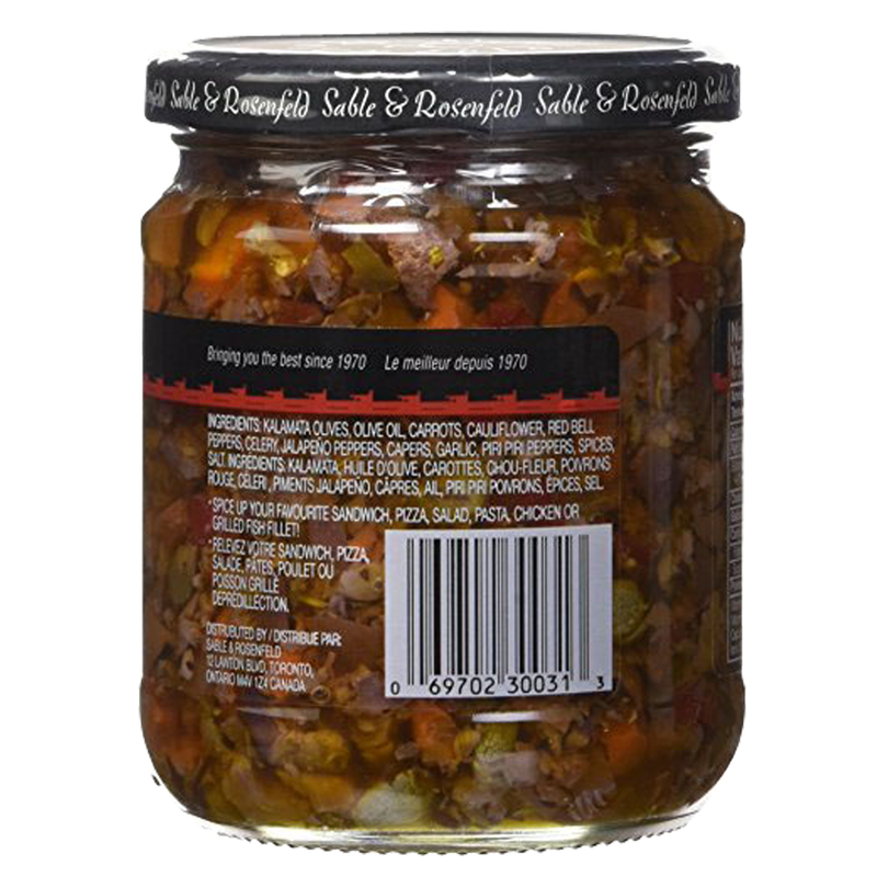 Sable & Rosenfeld Olive Spicy Bruschetta New 16oz