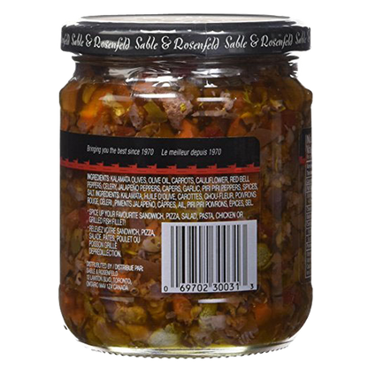 Sable & Rosenfeld Olive Spicy Bruschetta New 16oz