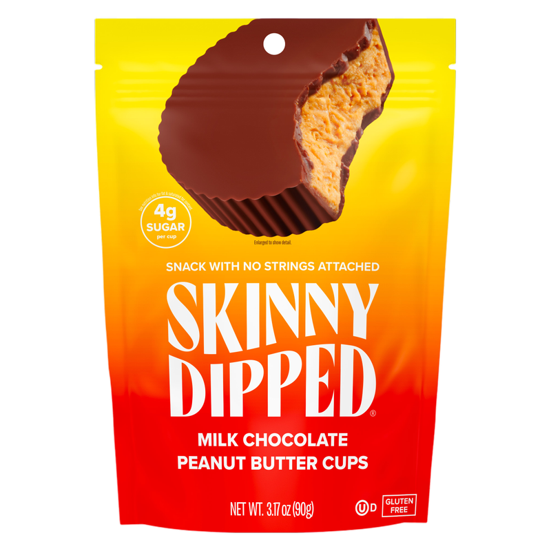 SkinnyDipped Milk Chocolate Peanut Butter Cups, 3.17oz