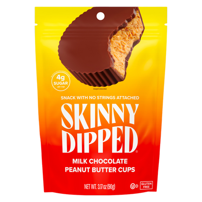 SkinnyDipped Milk Chocolate Peanut Butter Cups, 3.17oz
