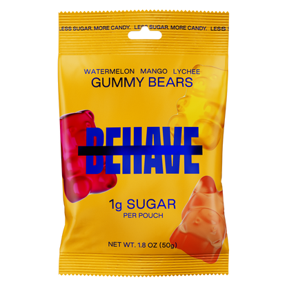 BEHAVE Low-Sugar Gummy Bears 1.8oz