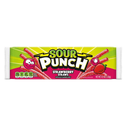 Sour Punch Strawberry Straws 4.5oz