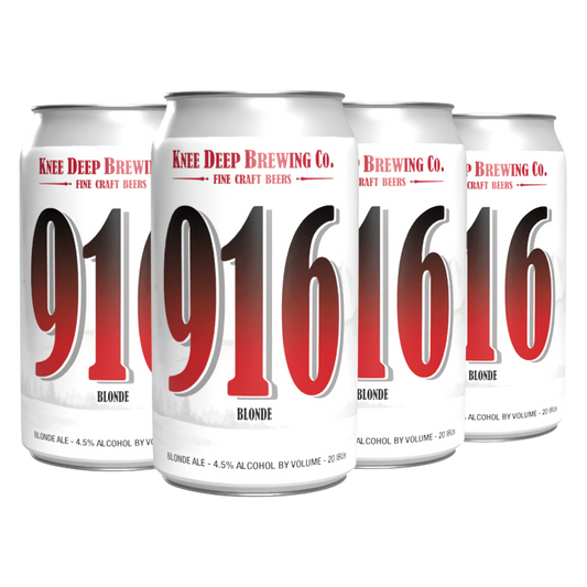 Knee Deep 916 Blonde Ale 6pk 12oz Can
