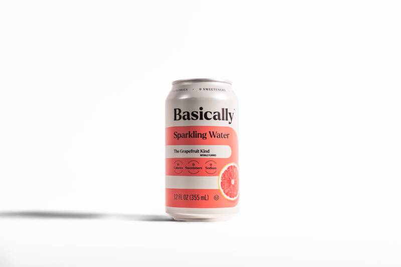 Basically Grapefruit Sparkling Water - 8pk