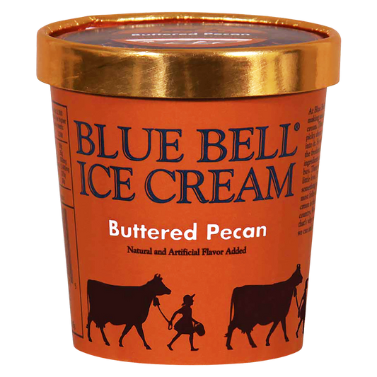 Blue Bell Buttered Pecan Ice Cream Pint