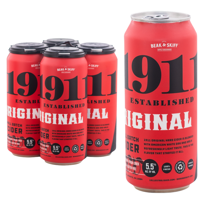 1911 Original Hard Cider 4pk 16oz Can 5.5% ABV