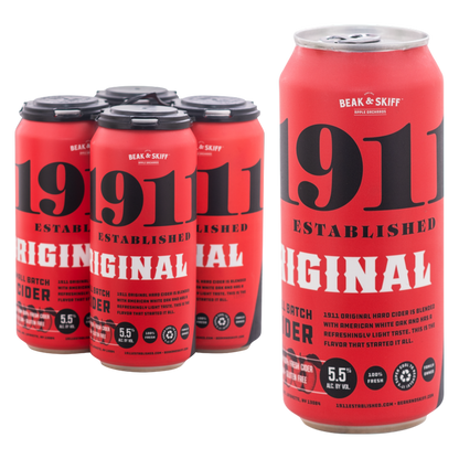 1911 Original Hard Cider 4pk 16oz Can 5.5% ABV