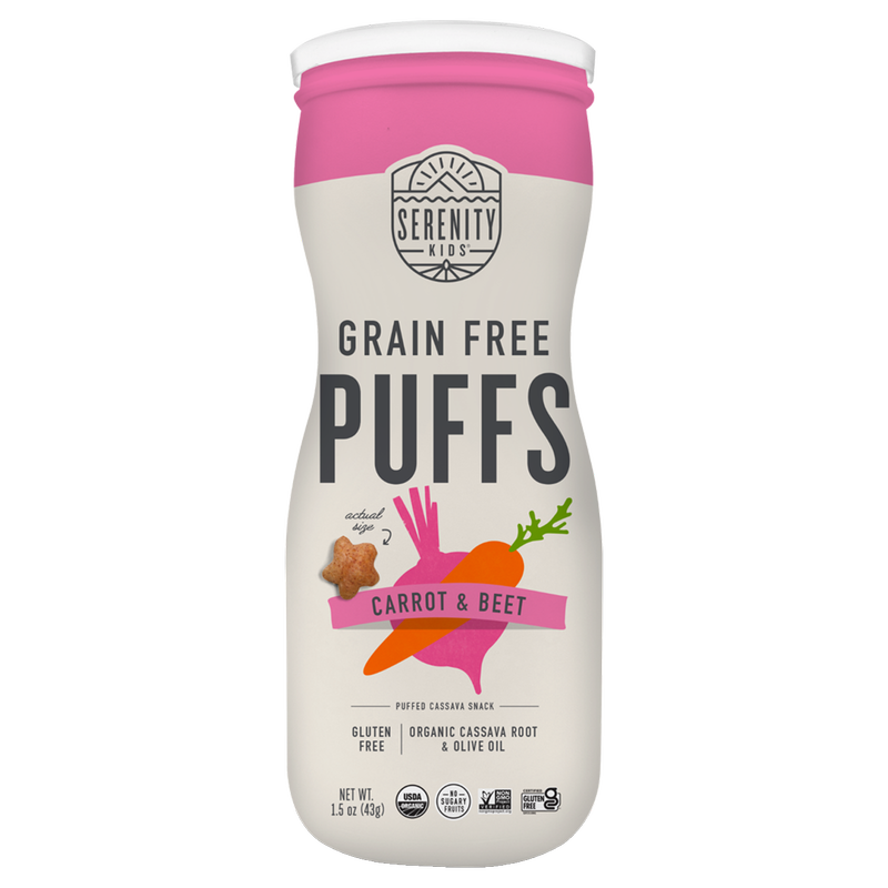Serenity Kids Veggie Carrot Beet Grain Free Puffs