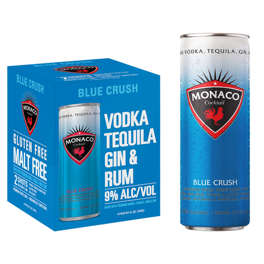 Monaco Blue Crush 4pk 12oz Can 9% ABV