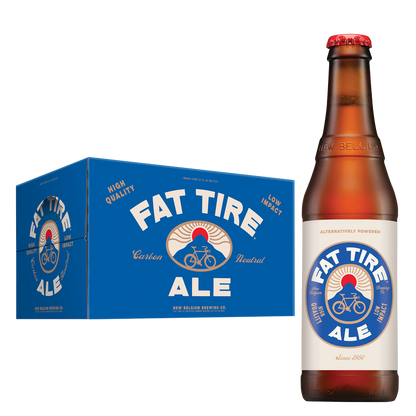 New Belgium Fat Tire Amber Ale 24pk 12oz Btl
