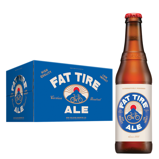 New Belgium Fat Tire Amber Ale 24pk 12oz Btl
