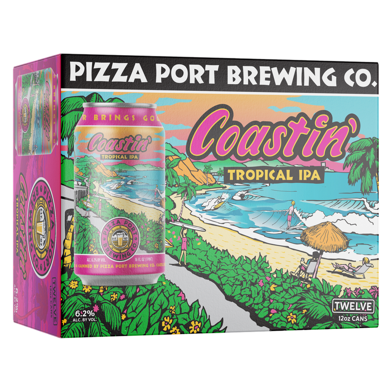 Pizza Port Coastin' 12pk 12oz Can 6.2% ABV
