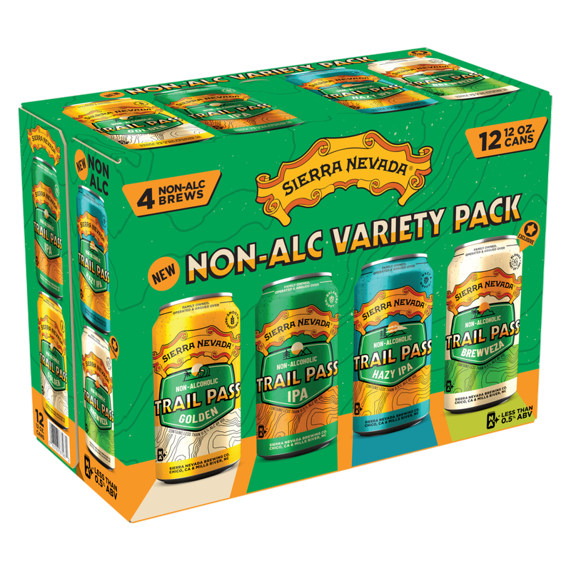 Sierra Nevada Trail Pass VAR 12pk 12oz Can 0.5% ABV