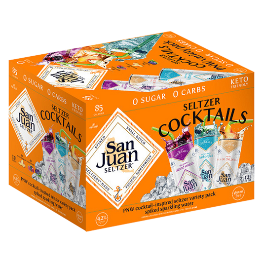 San Juan Spiked Seltzer Cocktail Variety Pack 12pk 12oz can 4.2% ABV