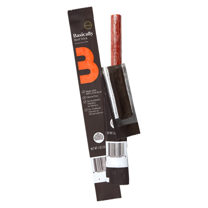 Basically Premium Sweet Heat Beef Sticks, 6ct