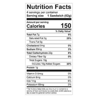 Jolly Llama Dairy-Free Gluten-Free Cool Mint Chocolate Chip Ice Cream Sandwiches, 4ct