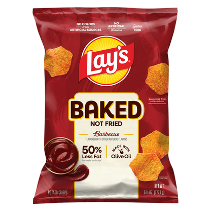 Baked Lay's Barbeque Potato Chips 6.25oz