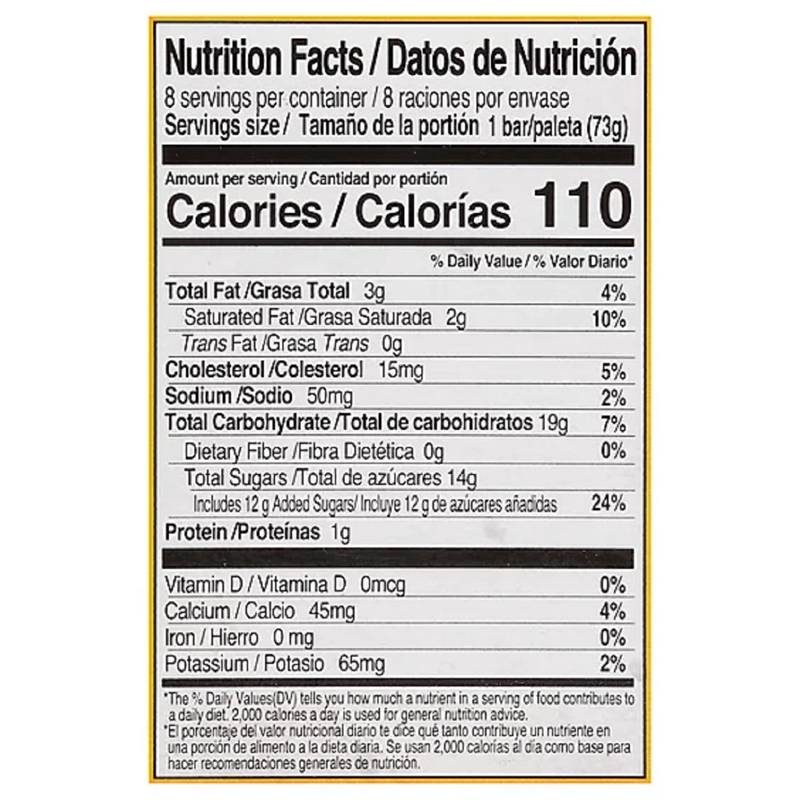Melona Frozen Dairy Dessert Bars, Mango, 8ct