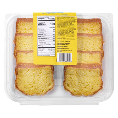 Crave Shoppe Iced Lemon Cake - 8 ct