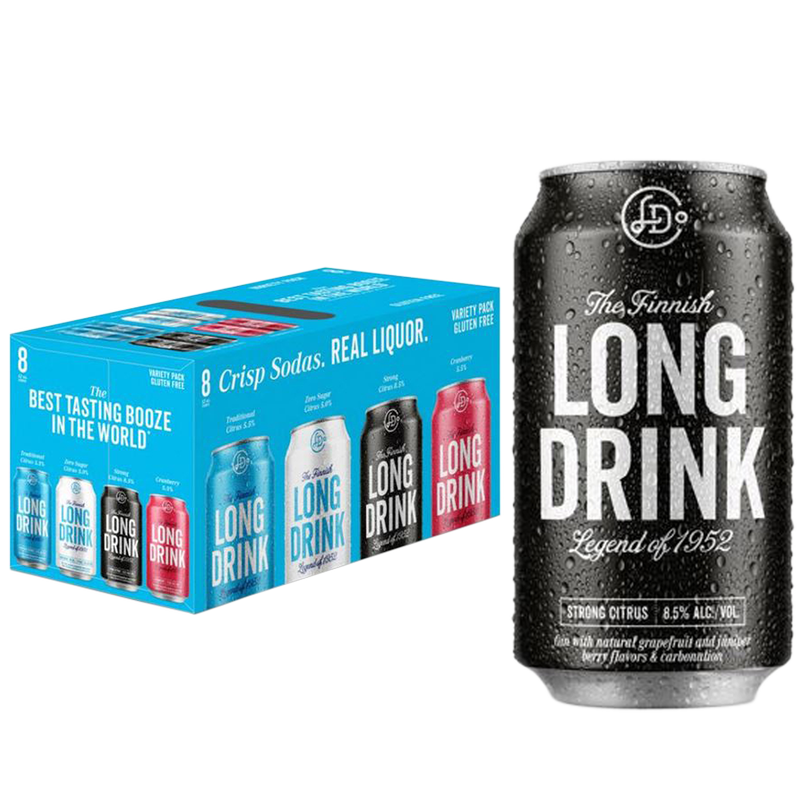 Long Drink Variety 8pk 355ml Can 5.5% ABV