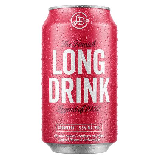 Long Drink Cranberry Single 12oz Can 5.5% ABV