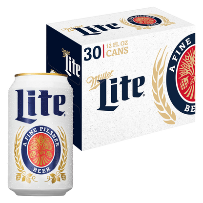 Miller Lite 30pk 12oz Can 4.2% ABV
