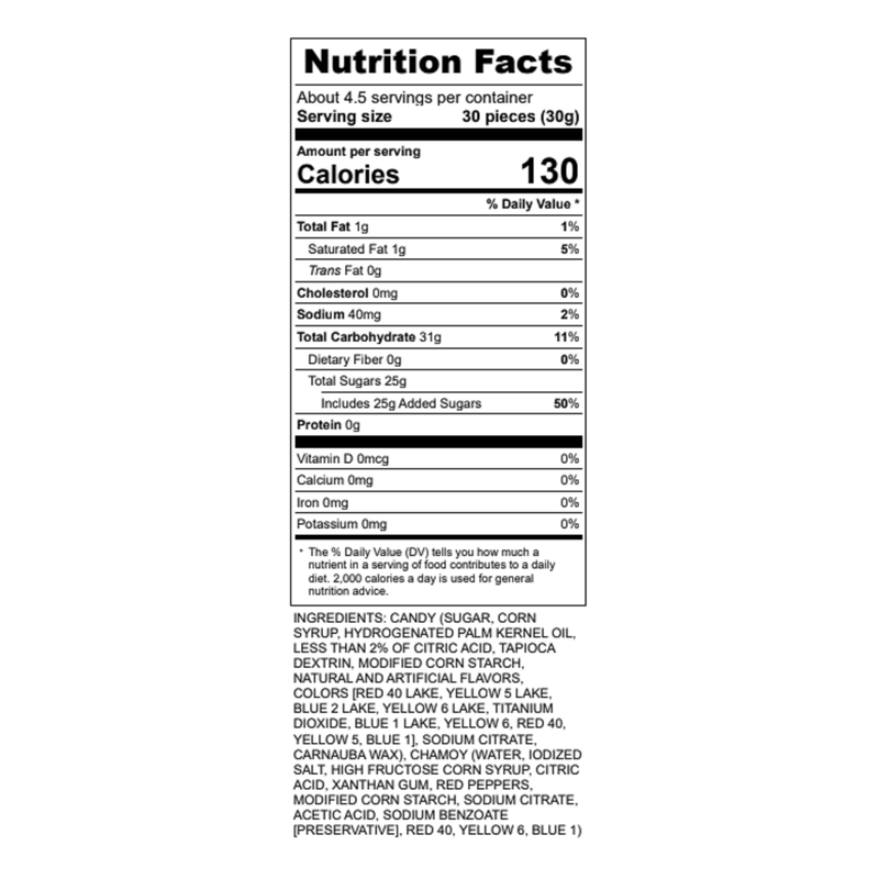 Kanpai Foodz Freeze Dried Candy Chamoy Fruity, 5oz