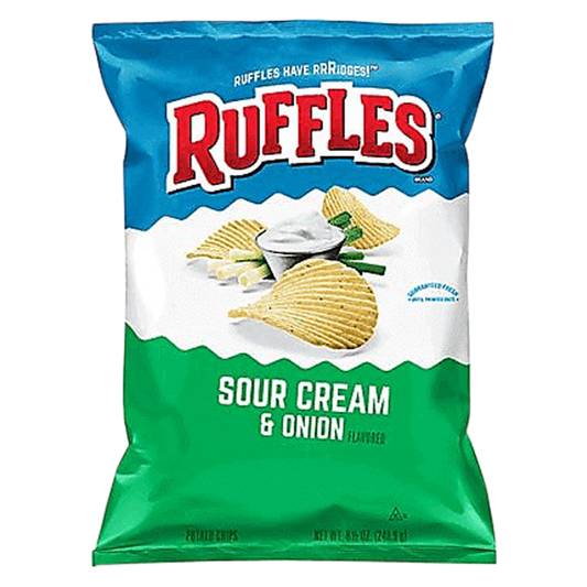 Ruffles Sour Cream & Onion 8.5oz