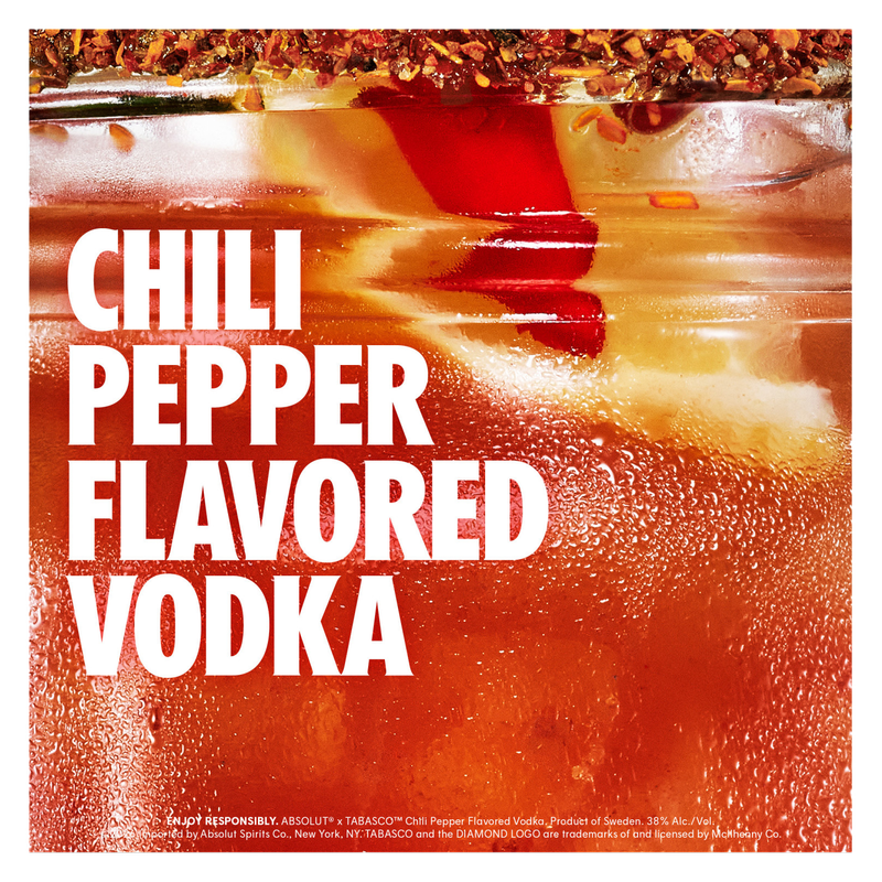 Absolut Tabasco Chili Vodka 1L