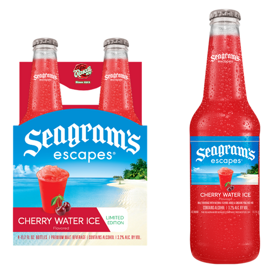 Seagram's Escapes Cherry Water Ice 4pk 11.2oz Btl 3.2% ABV