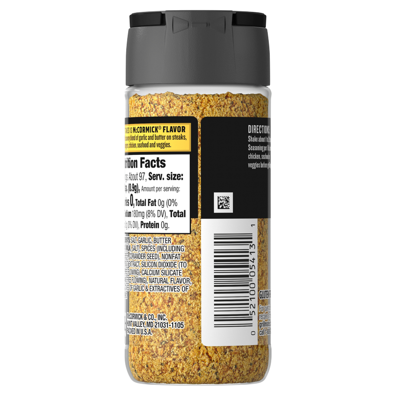 McCormick Grill Mates Garlic Butter Seasoning, 3.1 oz