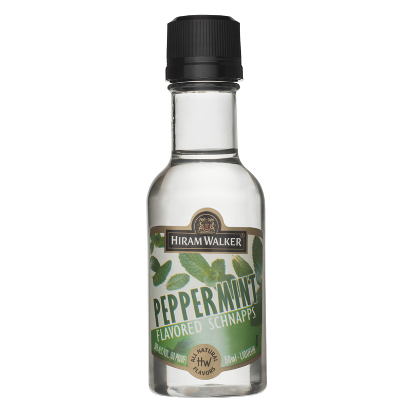 Hiram Walker 60 Proof Peppermingt Schnapps 50ml
