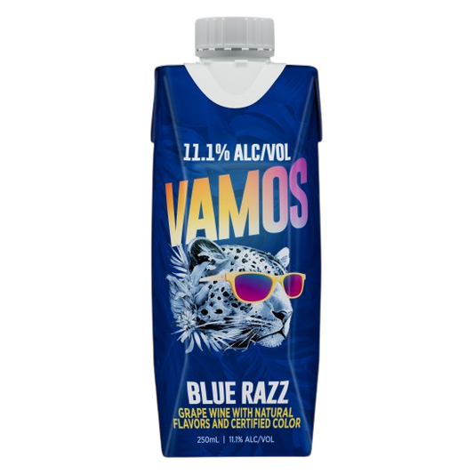 Vamos Blue Razz 250ml Tetra Pack