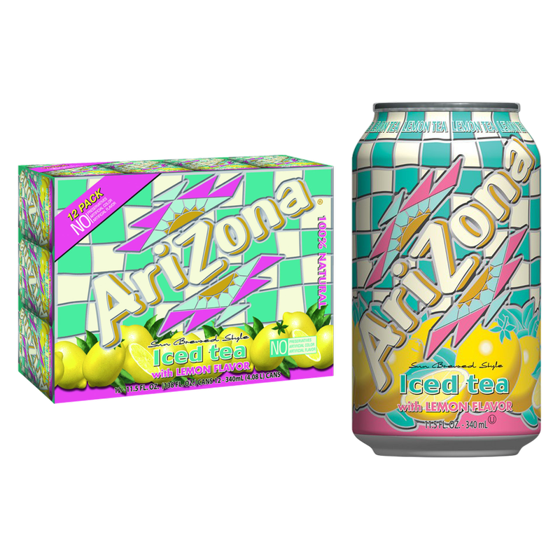 AriZona Lemon Tea 12pk 11.5oz Can