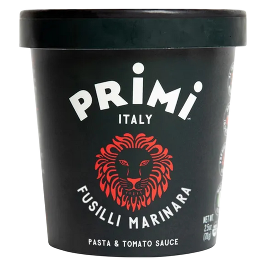 Primi Pasta Cup with Marinara Sauce, 2.5oz.