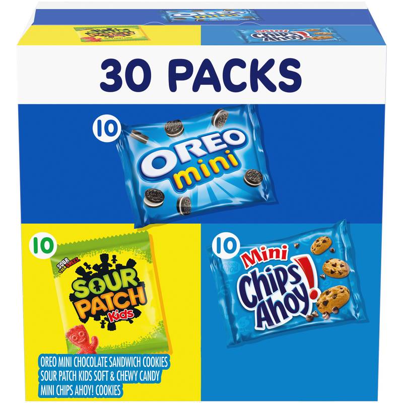 Nabisco Cookies & Candy Variety Pack, 30 Ct