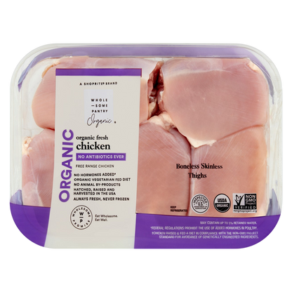 Organic Chicken Thighs - Avg 1.2lb