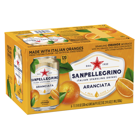 Sanpellegrino Aranciata Orange 6pk 11.15oz