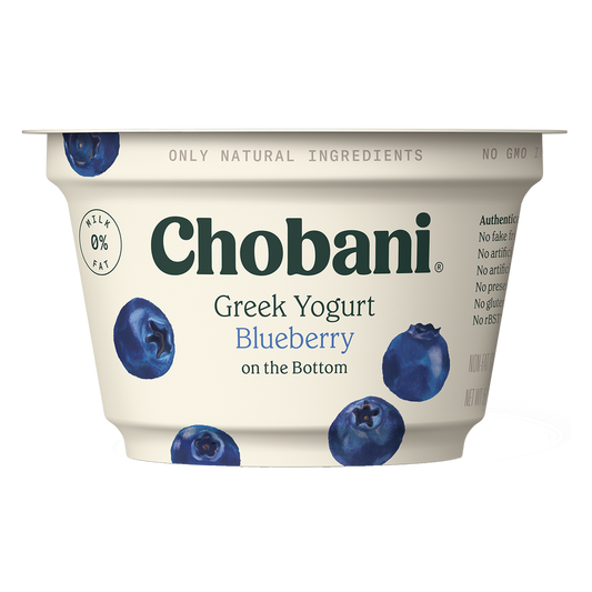 Chobani Blueberry on the Bottom Nonfat Greek Yogurt - 5.3oz