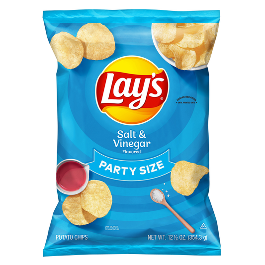 Lay's Salt & Vinegar Potato Chips 12.5oz