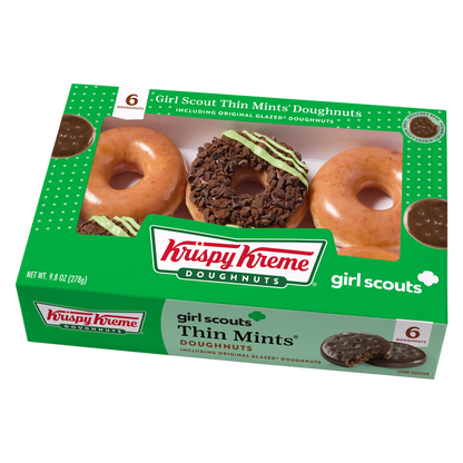 Krispy Kreme Girl Scout Thin Mints® Doughnuts