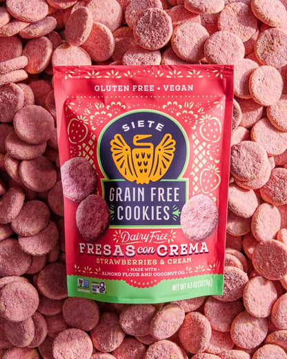 Siete Strawberries and Cream Cookie, 4.5oz